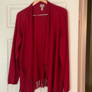 Chico's Vibrant Red Cardigan